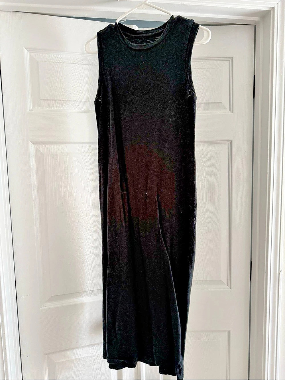 Universal Thread Black Sleeveless Midi Dress Like New